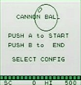 CANNON BALL title screen